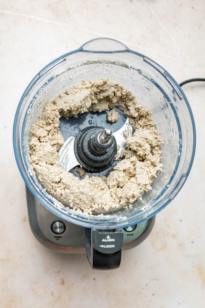 dough in food processor