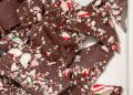 Vegan All Dark Chocolate Peppermint Bark