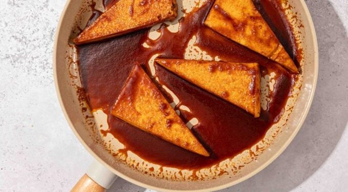 Brown Sugar Glazed Tofu Steaks